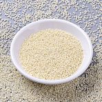 MIYUKI Delica Beads, Cylinder, Japanese Seed Beads, 11/0, (DB0157) Opaque Cream AB, 1.3x1.6mm, Hole: 0.8mm, about 20000pcs/bag, 100g/bag(SEED-J020-DB0157)