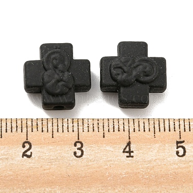 Spray Painted Alloy Beads(FIND-G064-14)-3