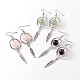 Alloy Natural Mixed Stone Dangle Earrings(EJEW-JE02017)-1