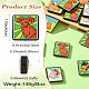 20pcs 4 perles de tarot en silicone de couleurs diff&eacute;rentes(SIL-CJ0002-81)-8