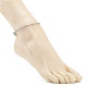 5Pcs Macrame Cotton Braided Cord Anklets Set(AJEW-AN00486-02)-3