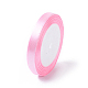 Ruban de sensibilisation rose pour le cancer du sein faisant des matériaux Ruban de satin de 3/8 pouce (10 mm) pour la décoration de mariage d'emballage de cadeau de ceinture(X-RC10mmY004)-1
