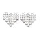 Brass Micro Pave Clear Cubic Zirconia Charms(KK-F871-46P)-1