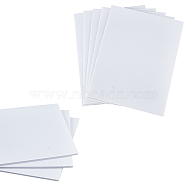 AHADERMAKER 8 Sheets Plastic Corrugated Cardboard Sheets Pads, for DIY Crafts Model Building, Rectangle, White, 220x280x4mm(DIY-GA0003-07B)