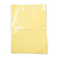 Transparent Clear PET Film, Self Adhesive Paper Sticker, Gold, 297x210x0.1mm, about 60pcs/bag(AJEW-XCP0002-45)