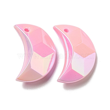 Pearl Pink Moon Acrylic Pendants