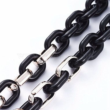 Personalized Acrylic & CCB Plastic Cable Chain Necklaces(X-NJEW-JN02824-02)-3