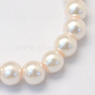 bicarbonato de vidrio pintado nacarado perla hebras grano redondo(HY-Q003-10mm-41)-2