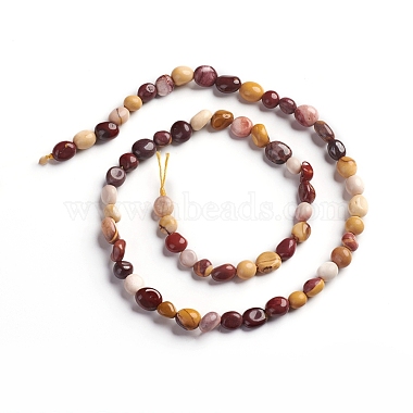 Natural Mookaite Beads Strands(G-D0002-B35)-2