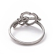 201 Stainless Steel Arrow of Cupid Finger Ring(RJEW-J051-19P)-3