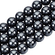 Brins de perles d'hématite synthétiques non magnétiques Olycraft(G-OC0001-46)-1