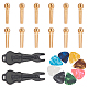 ABS Plastic Guitar Picks and Guitar String Pins Sets(AJEW-FG0001-82)-1