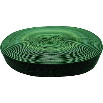 Single Face Velvet Ribbon, Ribbon for Bowknot, Flower, Gift Decoration, Dark Green, 1 inch(25mm), about 10.94 Yards(10m)/Roll