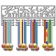 Fashion Iron Medal Hanger Holder Display Wall Rack(ODIS-WH0023-072)-1