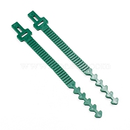Reusable Plastic Plant Cable Ties, Adjustable Plant Twist Ties, Garden Tool, Green, 250x28x4mm(TOOL-WH0021-55A)
