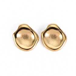304 Stainless Steel Charms, Real 14K Gold Plated, 12.5x11x2.5mm, Hole: 2mm(STAS-S116-219G)