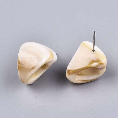 Boucles d'oreilles en résine opaque(X-EJEW-T012-07-A01)-3