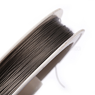 Tiger Tail Wire, Nylon-coated Stainless Steel, Original Color(Raw), Raw, 0.8mm, about 59.05 Feet(18m)/roll, 10 rolls/group(TWIR-R005-0.8mm-09)
