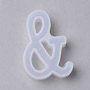 Silicone Molds, Resin Casting Molds, For UV Resin, Epoxy Resin Jewelry Making, And Symbol, White, 4.2x3x1.1cm(X-DIY-L023-18)