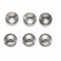 Alloy Beads Caps, Lead Free and Cadmium Free, Gunmetal, 13x1mm, Hole: 2mm(EA11072Y-NFB)