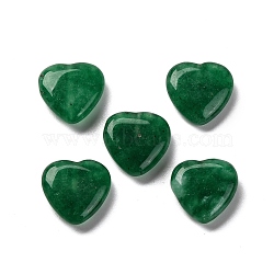 Dyed Natural Malaysia Jade Beads, Half Drilled, Heart, Green, 12x12x3.5~4.5mm, Hole: 1mm(G-Z066-06)