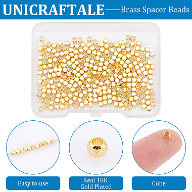 300Pc Brass Spacer Beads(FIND-UN0015-46G)-4