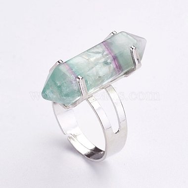 Natural Fluorite Finger Rings(X-RJEW-P120-A04)-2