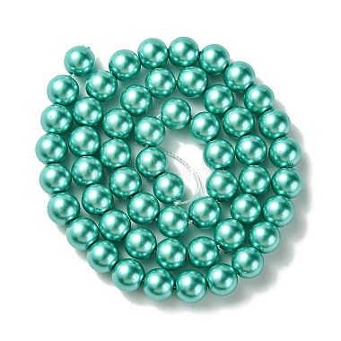 hebras redondas de perlas de vidrio teñido ecológico(HY-A008-8mm-RB073)-2