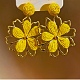 Alloy Woven Stud Dangle Earrings(AL-CBA1AA3-05A)-1