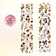 Flower Waterproof PVC Self-Adhesive Decorative Tapes Roll(DIY-M053-02A)-1