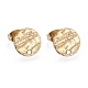 Ion Plating(IP) 304 Stainless Steel Stud Earring Findings(STAS-M228-T01-01G)-1