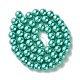 brins de perles rondes en verre teinté écologique(HY-A008-8mm-RB073)-2