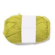 Milk Cotton Knitting Acrylic Fiber Yarn, 4-Ply Crochet Yarn, Punch Needle Yarn, Dark Khaki, 2mm(YCOR-NH0001-01F)
