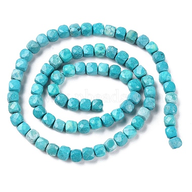 Natural Howlite Beads Strands(G-G001-B01-01)-3
