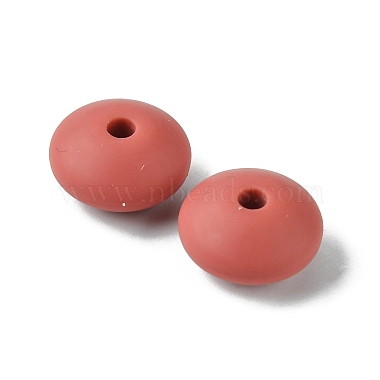 Rondelle Food Grade Eco-Friendly Silicone Focal Beads(SIL-F003-07B)-4