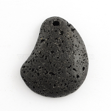 Natural Lava Rock Pendants(G-S139-09)-2