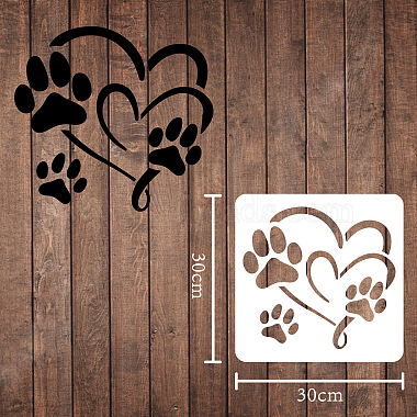 Plastic Reusable Drawing Painting Stencils Templates(DIY-WH0172-142)-2