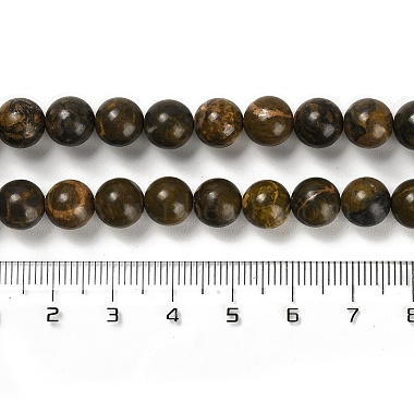 brins de perles de jaspe bourdon naturel(G-G053-A01-02)-5