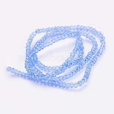 Chapelets de perles en verre transparente  (X-GLAA-R135-2mm-07)-2