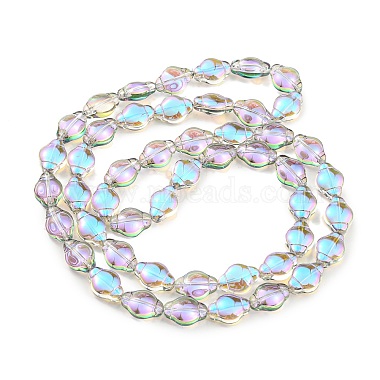 Electroplate Transparent Glass Beads Strands(EGLA-G037-12A-FR01)-2