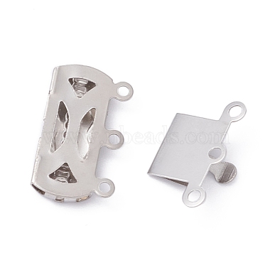 304 Stainless Steel Box Clasps(STAS-P249-03P-A)-3
