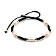 Bracelets de perles tressées en fil de nylon ajustable(BJEW-JB05384-02)-1