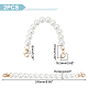 Elite Plastic Imitation Pearl Beaded Bag Handles(FIND-PH0009-45)-2