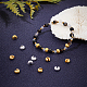 DICOSMETIC 200Pcs 2 Colors Textured Brass Crimp Beads Covers(KK-DC0001-22)-6