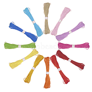 Paper Cords String, for Jewelry Making, 2-Ply, Mixed Color, 2mm, about 32.8 yards(30m)/bundle(OCOR-WH0011-A-M)