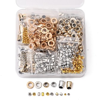 CCB Plastic Beads, Cube & Rectangle & Round & Column, Mixed Color, 960pcs/box