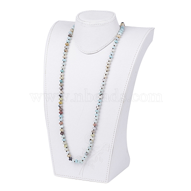 Colliers de multi-usage perlés amazonite / bracelets enveloppants naturels(NJEW-K095-A09)-4
