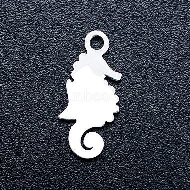 Stainless Steel Color Sea Horse Stainless Steel Charms