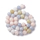 Natural Jade Imitation Morganite Beads Strands(G-I334-04C)-3