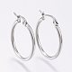 304 Stainless Steel Hoop Earrings(EJEW-F105-09P)-1